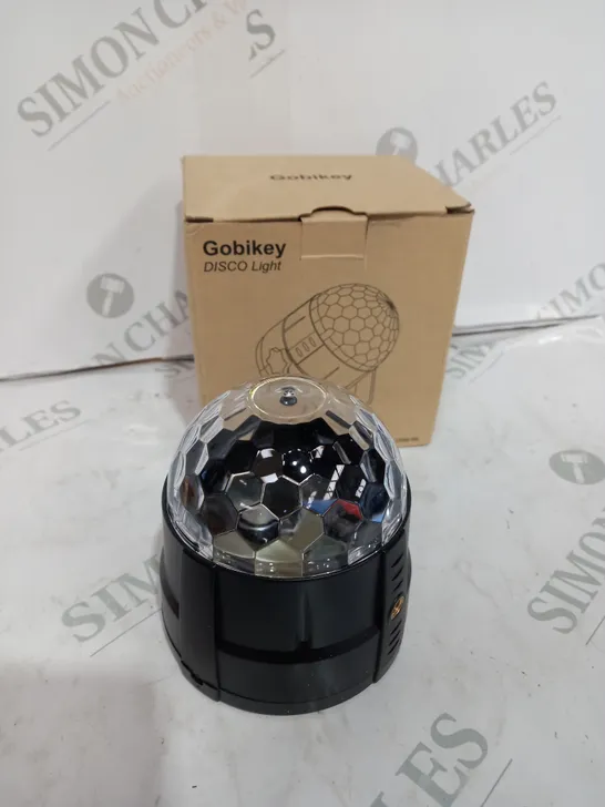 BOXED GOBIKEY DISCO LIGHT WITH COLOUR REMOTE