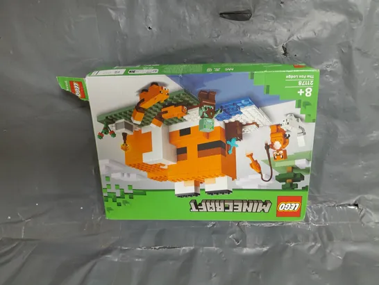 BOXED LEGO MINECRAFT 21178 THE FOX LODGE RRP £17.99