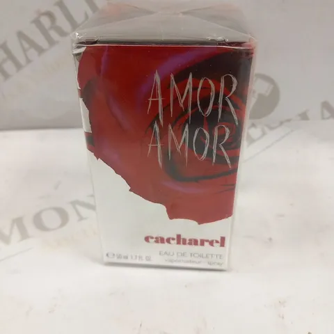 BOXED AND SEALED AMOR AMOR EACHAREL EAU DE TOILETTE 50ML