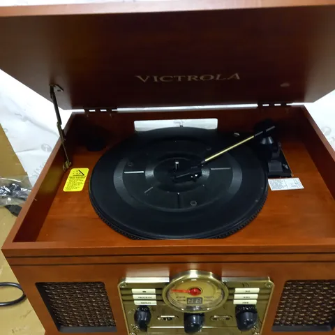 VICTROLA CLASSIC 6-IN-1 BLUETOOTH TURNTABLE MUSIC CENTRE 