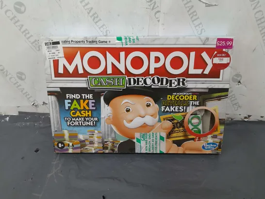 MONOPOLY CASH DECODER TADING GAME 