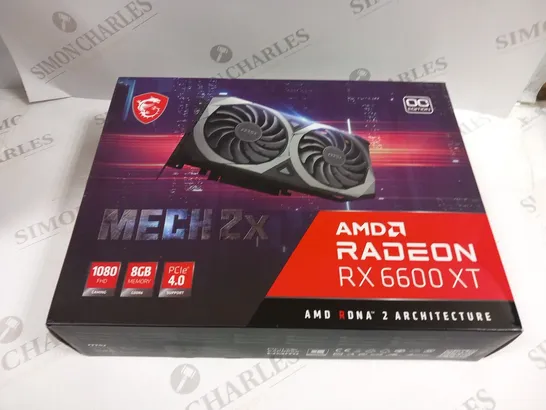 BOXED MSI MECH 2X AMD RADEON RX6600XT 