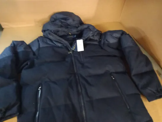 POLO RALPH LAUREN CLASSICS BLUE PADDED COAT - XL