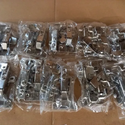 LOT OF 10 PACKS OF CUPBOARD DOOR HINGES 