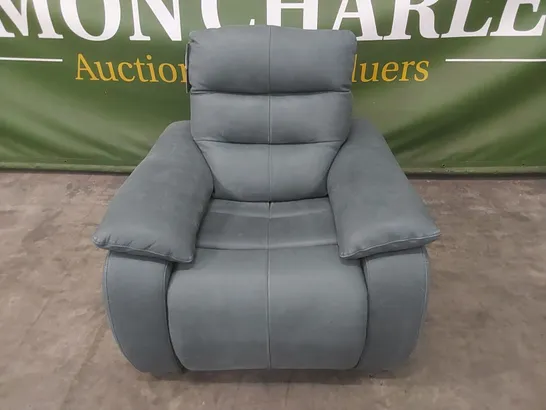 QUALITY DESIGNER ITALIAN MADE ALBA ELECTRIC RECLINER LEATHER UPHOLSTERED CHAIR