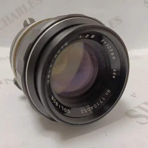 SOLIGOR LENS TELE AUTO 1:2.8 F 105MM