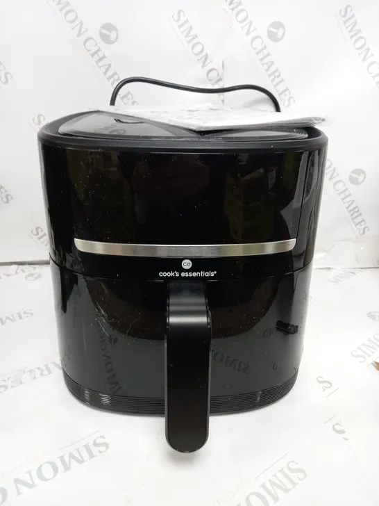 COOK'S ESSENTIALS 4L AIR FRYER BLACK