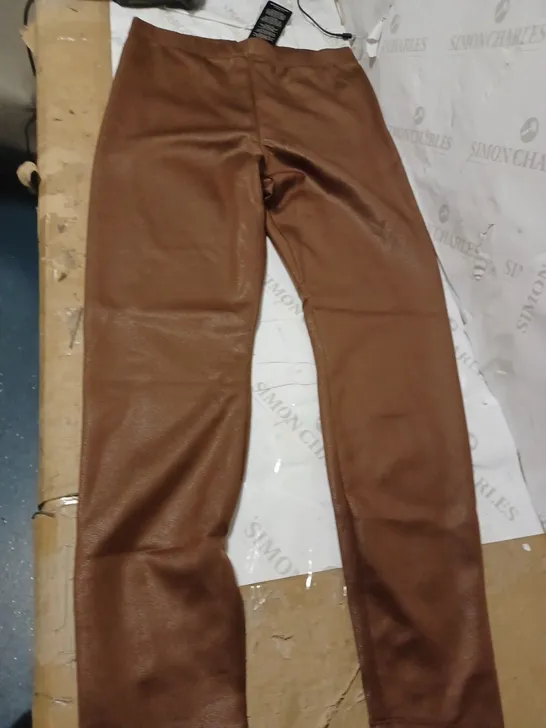 KIM&CO BROWN PANTS SIZE M