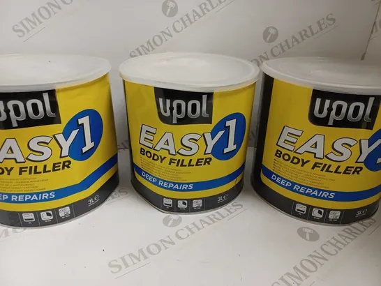 BOXZ OF 3 UPOL EASY 1 BODY FILLER