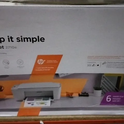 HP KEEP IT SIMPLE DESKJET 2710E PRINTER