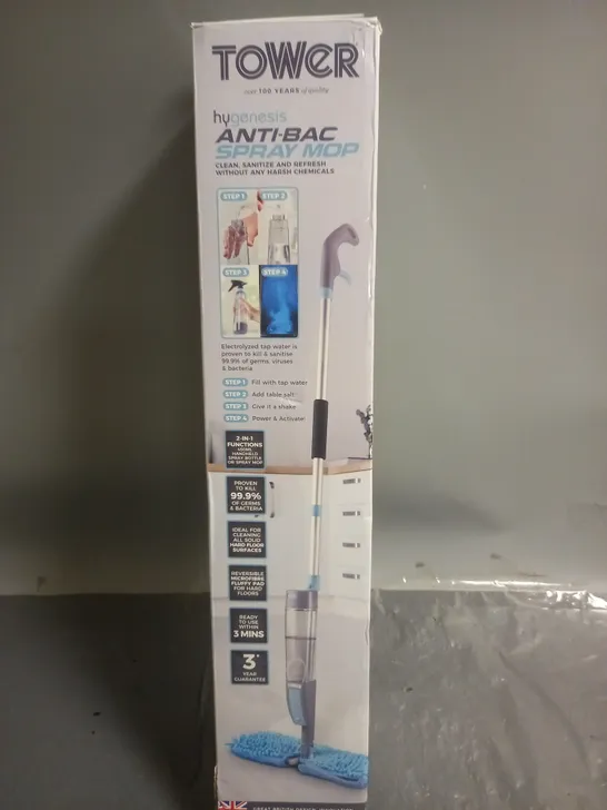 BOXED TOWER HYGENESIS ANTI-BAC SPRAY MOP