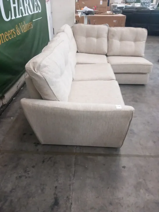 DESIGNER ASHLEY BEIGE CORNER SOFA 