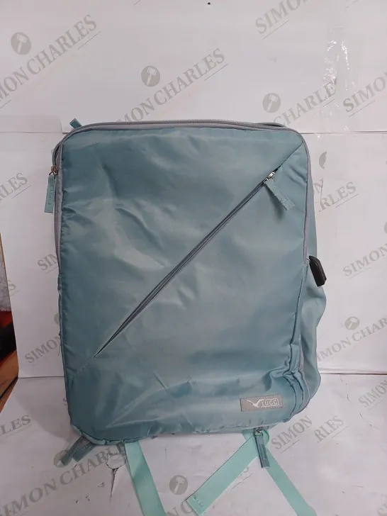 LUGG LARGE CAPACITY BACKPACK IN SEA GREEN - 40CM X 30CM X 20CM 