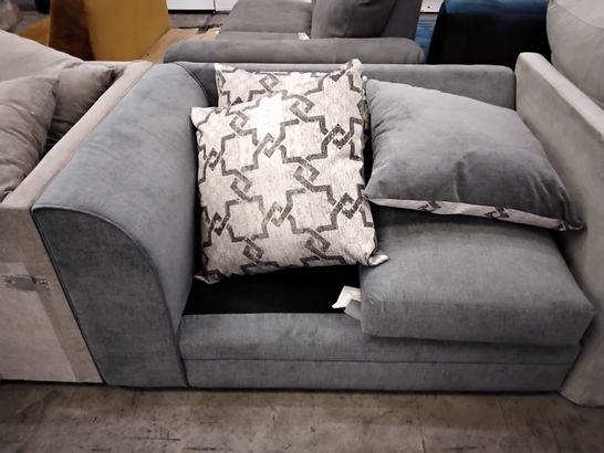 GREY SOFA SECTION WITH CUSHIONS 