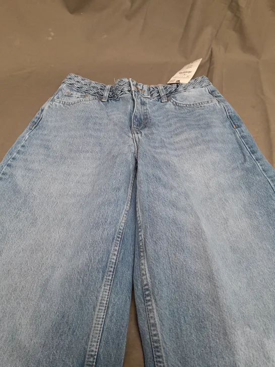 ZARA WIDE LEG DENIM JEANS - SIZE 36