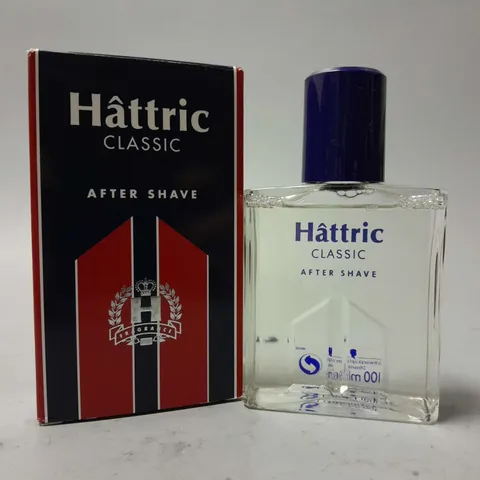 80 BOXED HATTRIC CLASSIC AFTER SHAVE (80 x 100ml) - COLLECTION ONLY