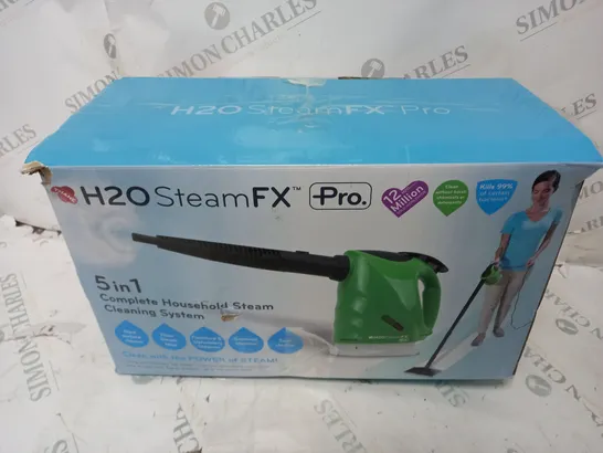 BOXED H20 STEAM FX PRO 5IN1 STEAM CLEANING SYSTEM