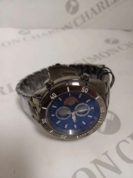 BOXED BARKERS OF KENSINGTON PREMIER SPORT BLUE DIAL WATCH 