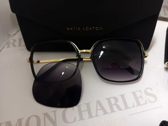 BOX OF 4 PAIRS OF SUNGLASSES TO INCLUDE KATIE LOXTON SANTORININ SUNGLASSES, KATIE LOXTON VALENCIA SUNGLASSES, TED BAKER MARGO LARGE SUNGLASSES RRP £135