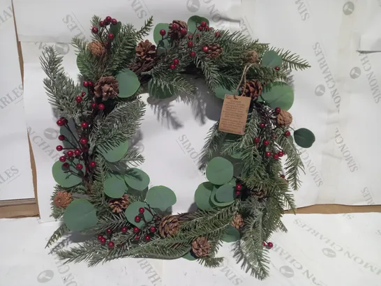 DIBOR DECORATIVE FESTIVE WREATH