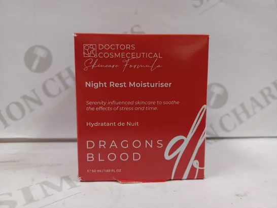 DRAGONS BLOOD SENSITIVE NIGHT REST MOISTURISER 50ML