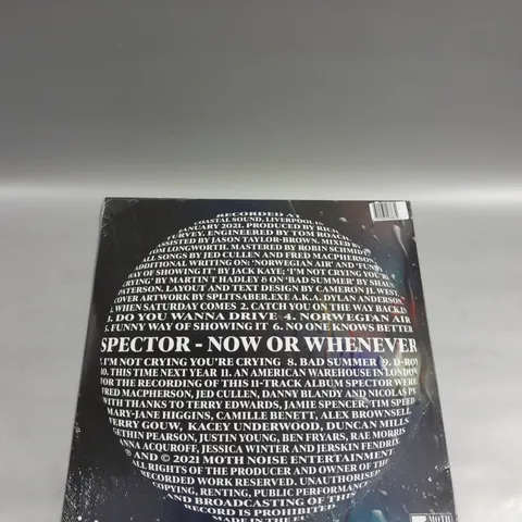SEALED SPECTOR NOW OR WHENEVER VINYL 