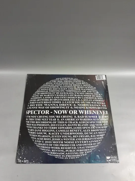 SEALED SPECTOR NOW OR WHENEVER VINYL 