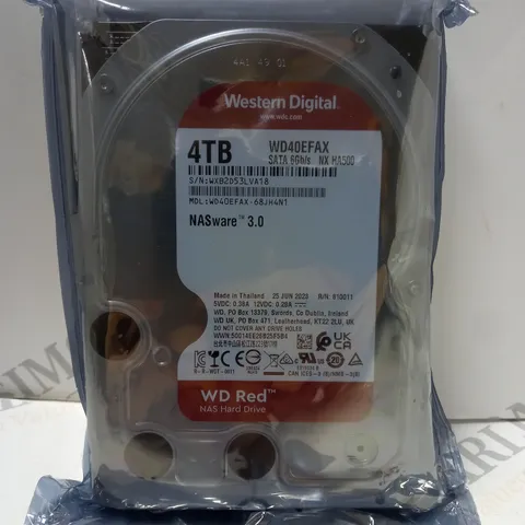 WD WD40EFAX RED 4TB SATA HARD DRIVE