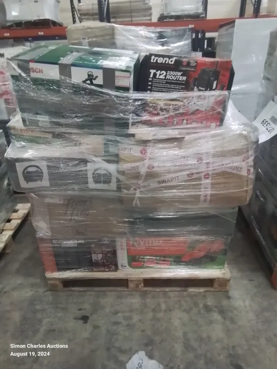 PALLET OF APPROXIMATELY 19 UNPROCESSED RAW RETURN HOUSEHOLD AND ELECTRICAL GOODS TO INCLUDE;