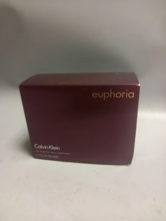 BOXED CALVIN KLEIN EUPHORIA FOR WOMEN EAU DE PARFUM 50ML