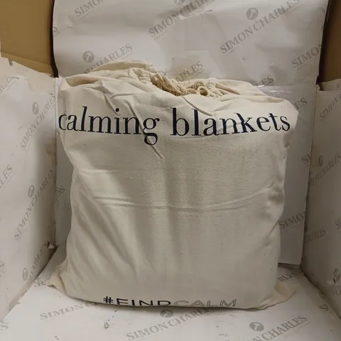 BOXED CALMING BLANKETS PREMIUM WEIGHTED BLANKET.