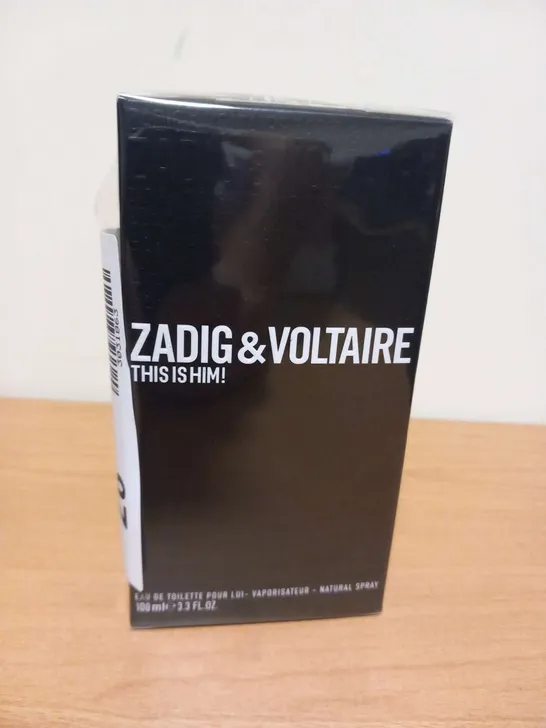 BOXED AND SEALED ZADIG AND VOLTAIRE THIS IS HIM! EAU DE TOILETTE 100ML