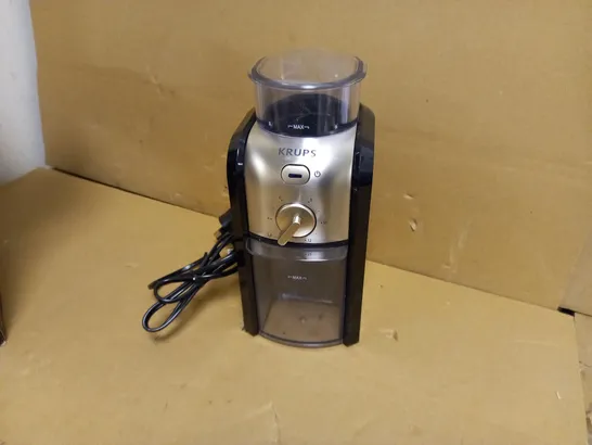 KRUPS EXPERT BURR GRINDER FOR COFFEE BEANS