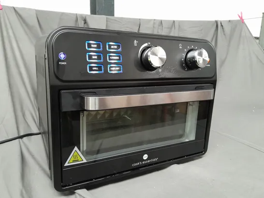 BOXED COOK'S ESSENTIAL 21-LITRE AIRFRYER OVEN IN BLACK