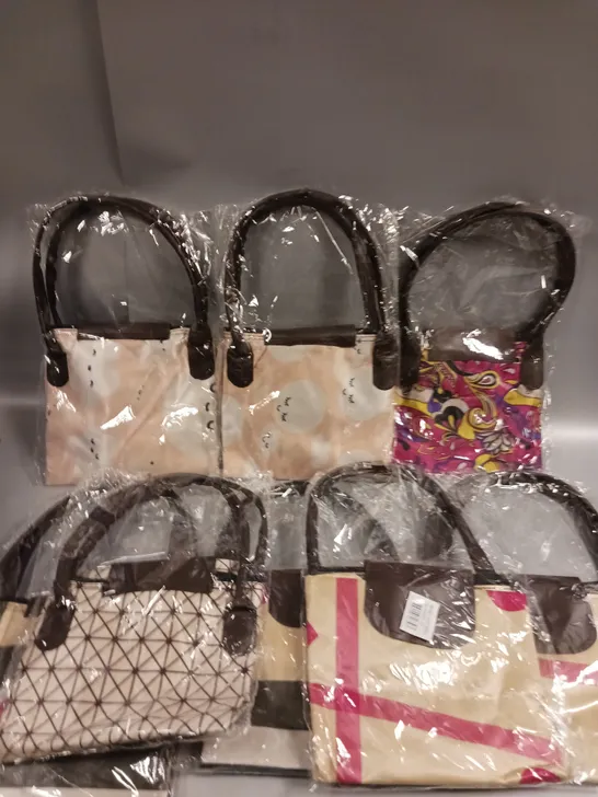 8 X BETTY BAGS IN VARIOUS DESIGNS - L