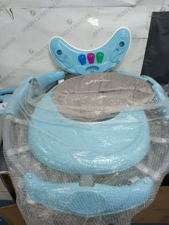 UNBRANDED BABY WALKER BLUE AND GREY