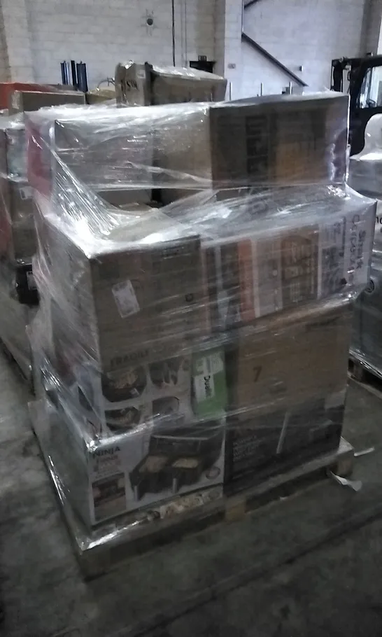 PALLET OF APPROXIMATELY 27 UNPROCESSED RAW RETURN HOUSEHOLD AND ELECTRICAL GOODS TO INCLUDE;