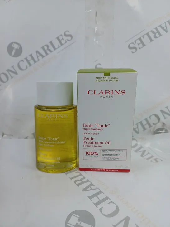 BOXED CLARINS TONIC TREATMENT OIL - 100ML