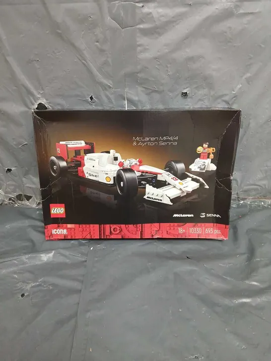 BOXED LEGO MCLAREN MP4 & AYRTON SENNA 10330 RRP £69.99