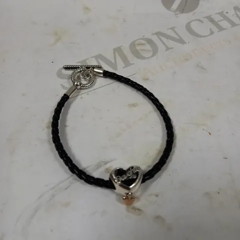 PANDORA DAUGHTER CHARM WITH ROPE EFFECT BRACELET 