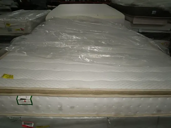 PILLOW TOP POCKET SPRUNG 2000 MATTRESS - APPROX 135X190CM