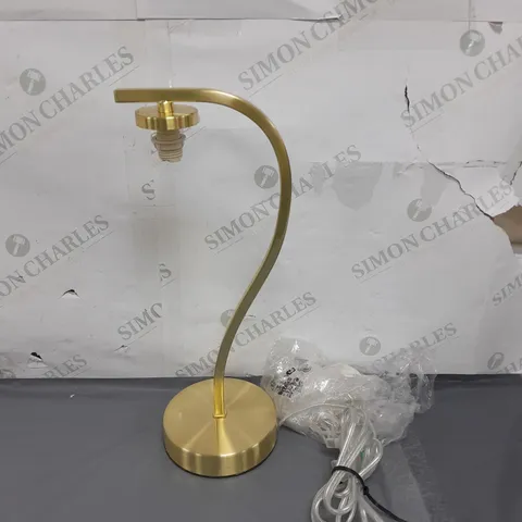 UNBOXED TABLE LAMP GOLD FINISH