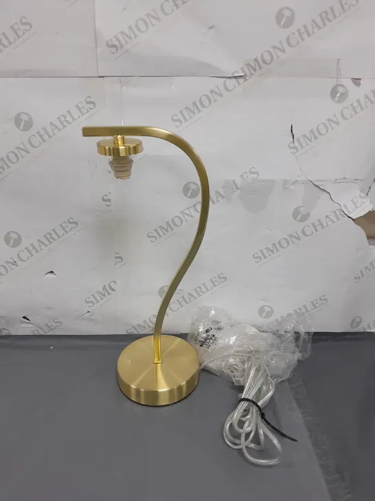 UNBOXED TABLE LAMP GOLD FINISH