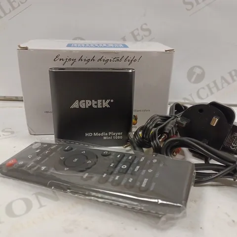 BOXED AGPTEK MINI HD MEDIA PLAYER 