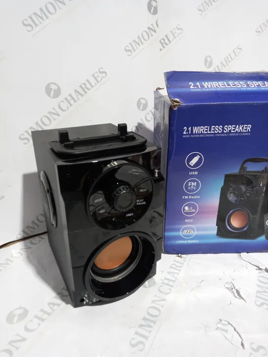 2.1 WIRELESS SPEAKER MODEL S37