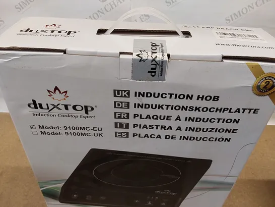 BRAND NEW BOXED DUXTOP INDUCTION HOB 9100MC 2100W COOKTOP (1 BOX)