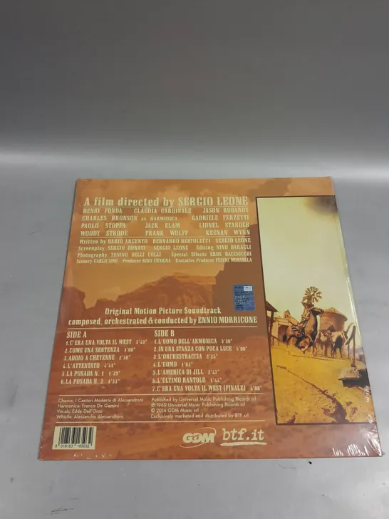 SEALED ONCE UPON A TIME IN THE WEST ENNIO MORRICONE VINYL 