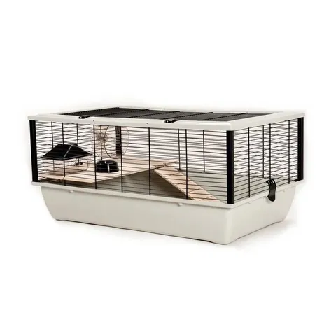 BOXED KEYLAN SMALL ANIMAL CAGE WITH RAMP