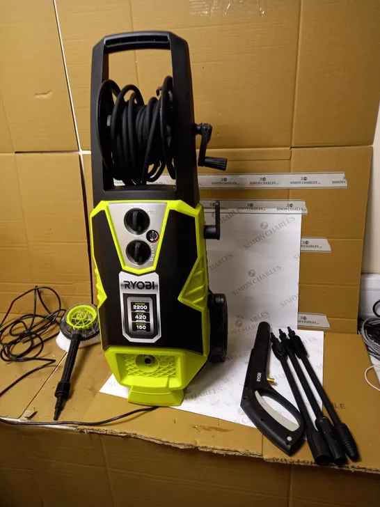 RYOBI RPW150XRB CORDED PRESSURE WASHER - COLLECTION ONLY