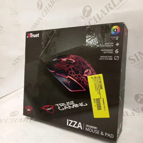 TRUST IZZA MOUSE AND PAD